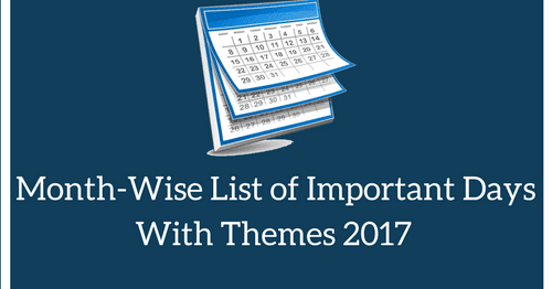  list of important days pdf aj study point