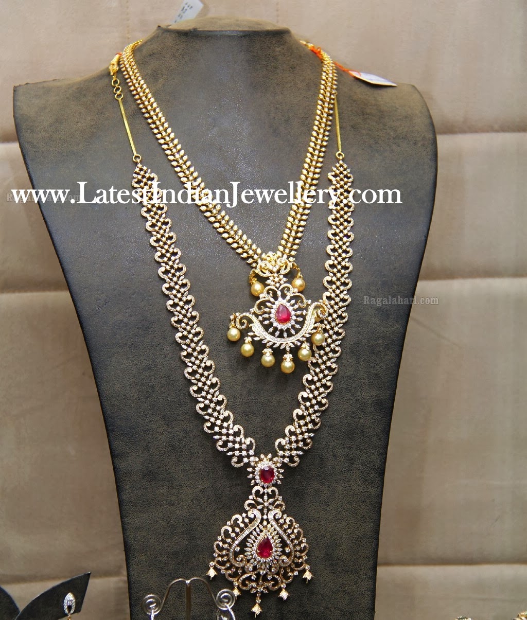 diamond jewellery from hiya latest indian jewellery designs vaddanam simple designs
