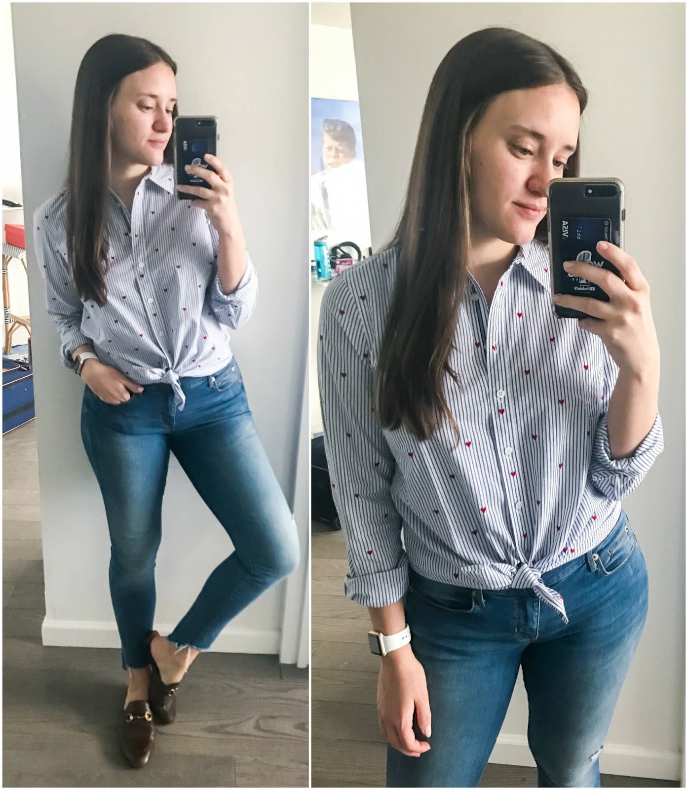 Spring workwear featured by popular New York blogger, Covering the Bases
