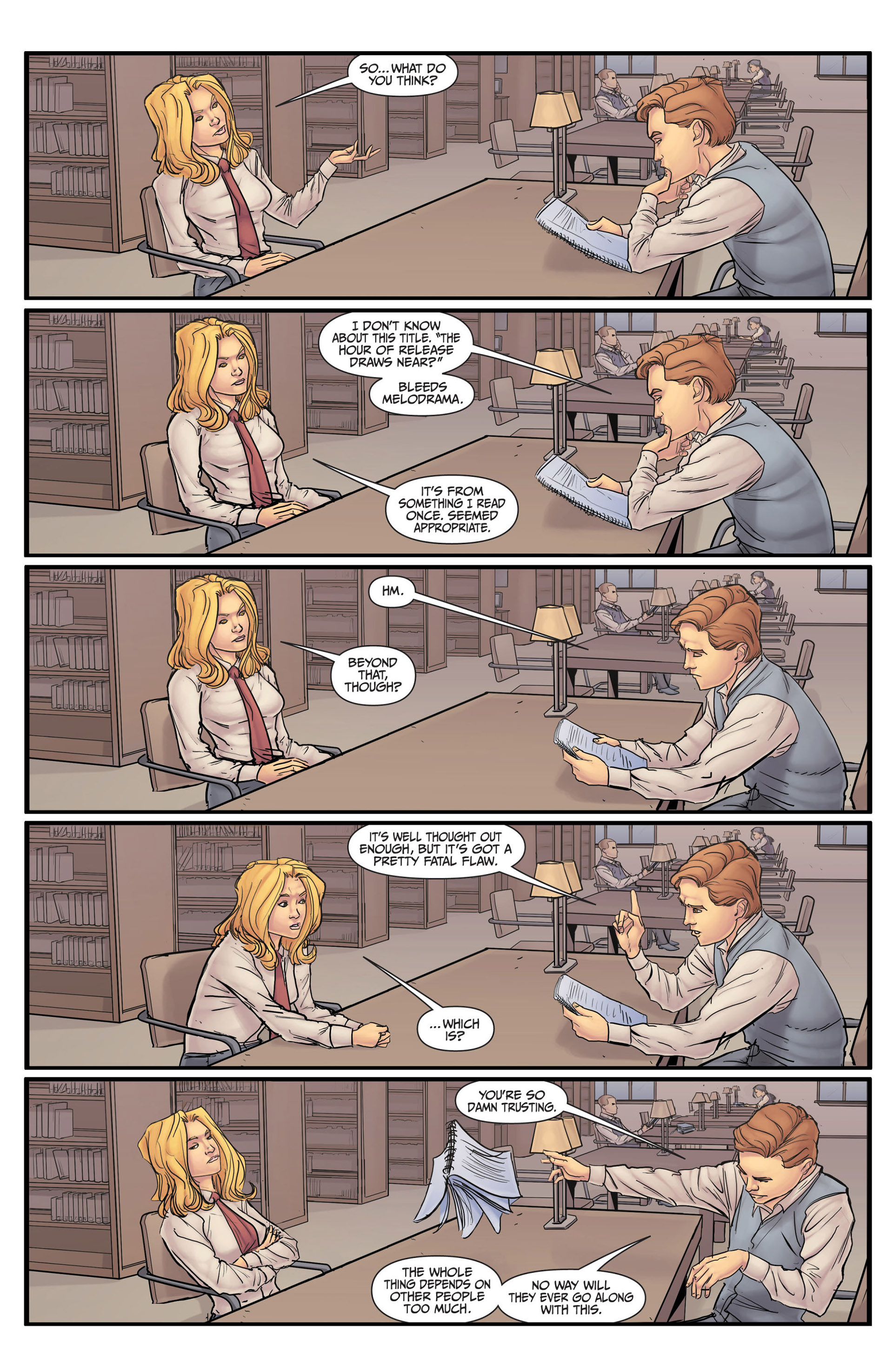 Read online Morning Glories comic -  Issue # _TPB 1 - 109