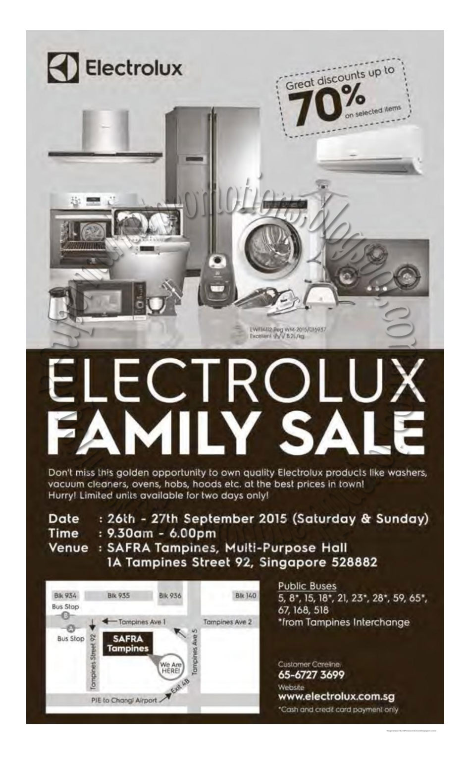 Electrolux Family Sale 26 27 September 2015 Supermarket Promotions