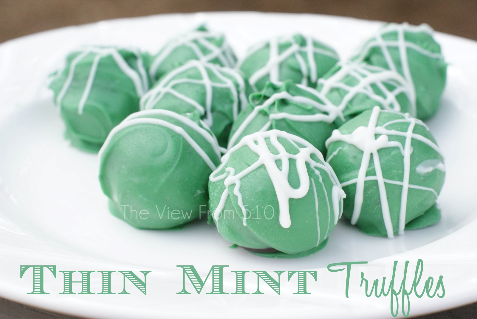 The View From 510: Thin Mint Truffles {Recipe}