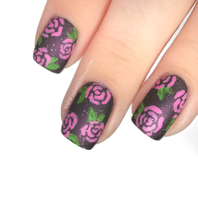 Rose Nail Art