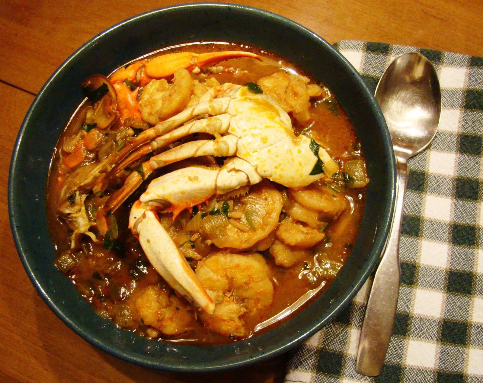 Soup Spice Everything Nice Seafood Gumbo with Whole Crabs