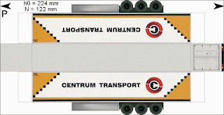 Sp Papel Modelismo Papercraft Daf 95xf Centrum Transport