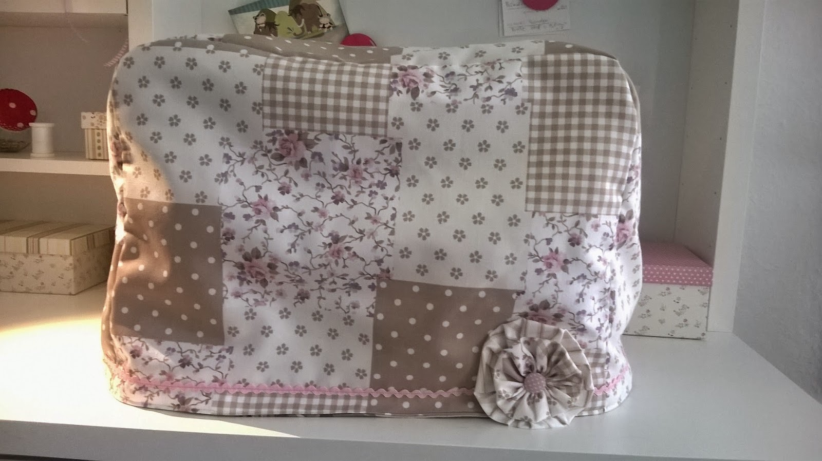 Nähmaschinen-Abdeckung Transparent - Staubschutz Mit Aufbewahrungstaschen