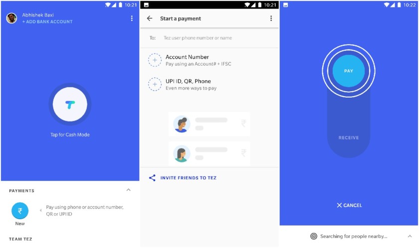Google Launched new payment App for India uses sound to transfer money Named "Tez"
