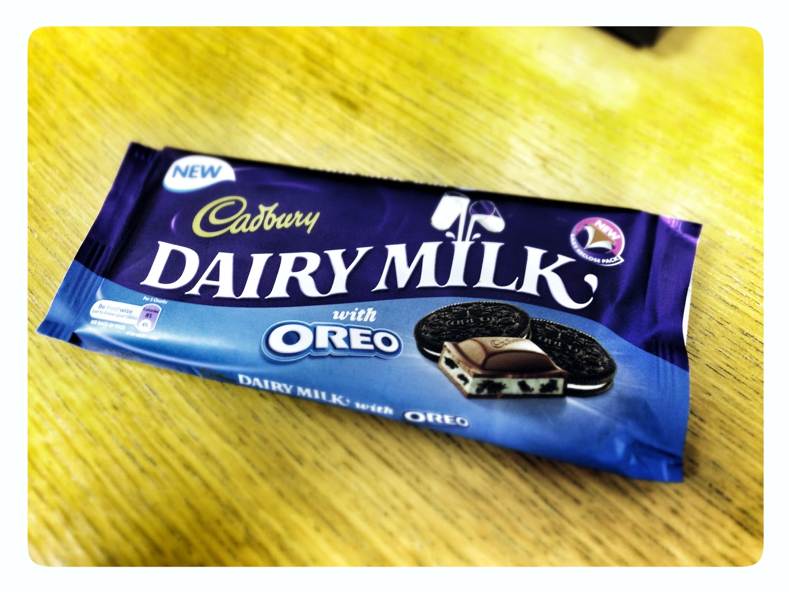 Seriously, I'd pay good money to read this. Oreos / Dairy Milk Combo