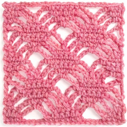 Spider Web Crochet Stitch - Free Pattern