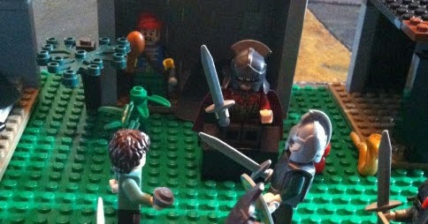 Homestead Catholic LEGO David and Goliath