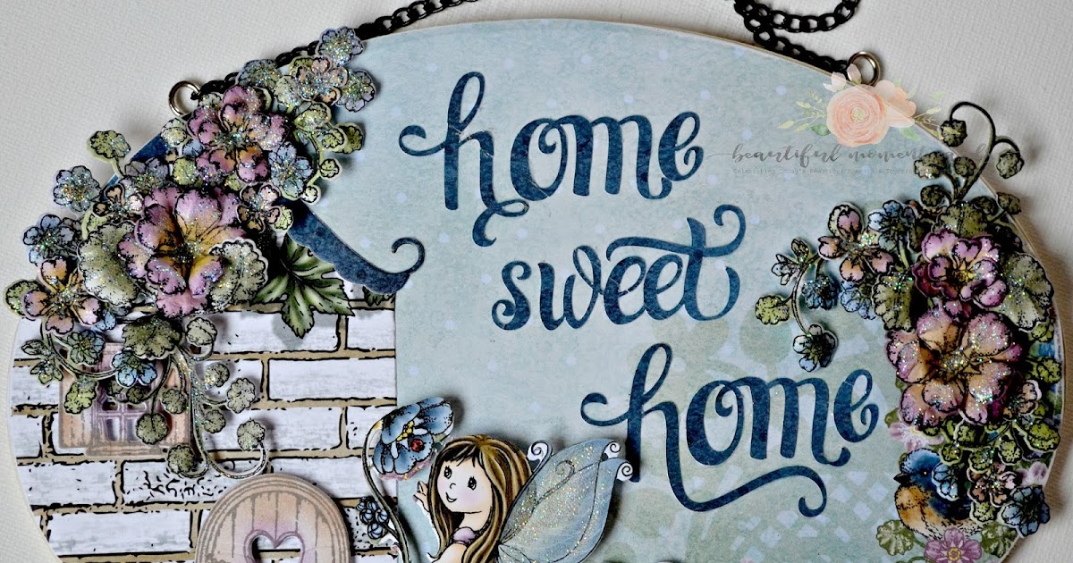 Home Sweet Home w/ Hearts - Spruced Studio