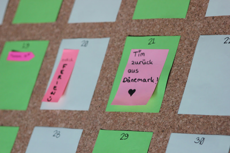 Love & Happiness: DIY pinnwand-kalender