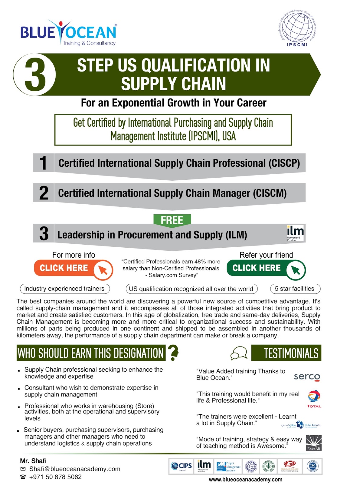 Blue Ocean Academy 3 Step Us Qualification In Supply Chain