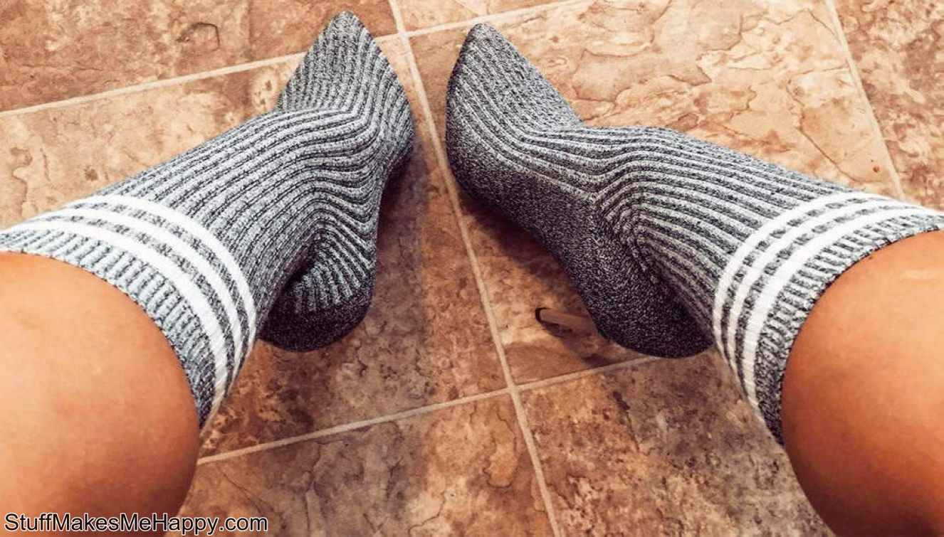 socks over the shoe
