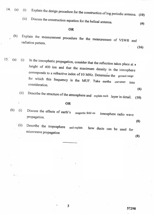 EC6602 Antenna and Wave Propagation May June 2016 Question Paper