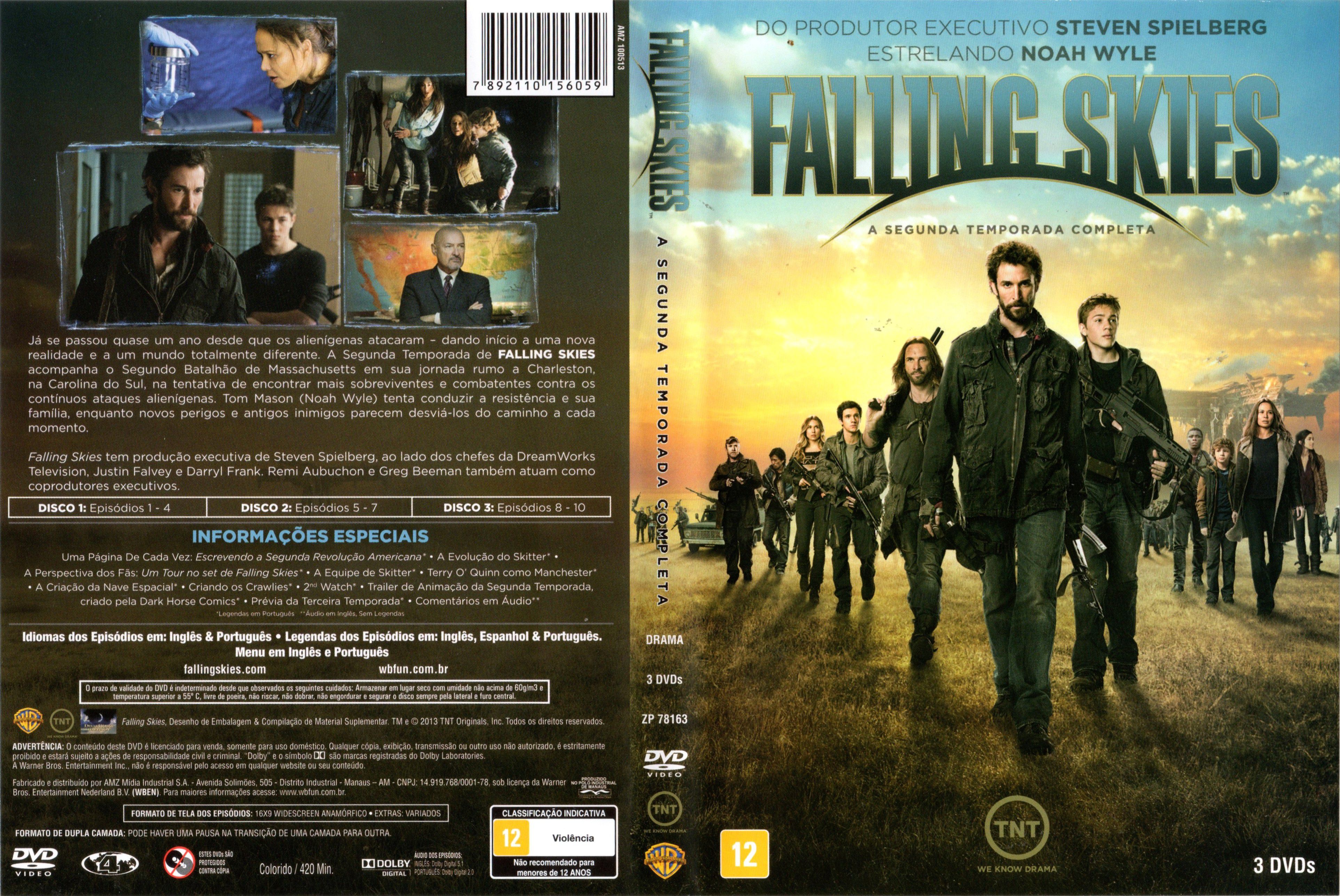 Capa DVD Falling Skies 2ª Temporada Completa - Gamecover | Capas ... Capa DVD Falling Skies 2ª Temporada Completa - Gamecover | Capas ...