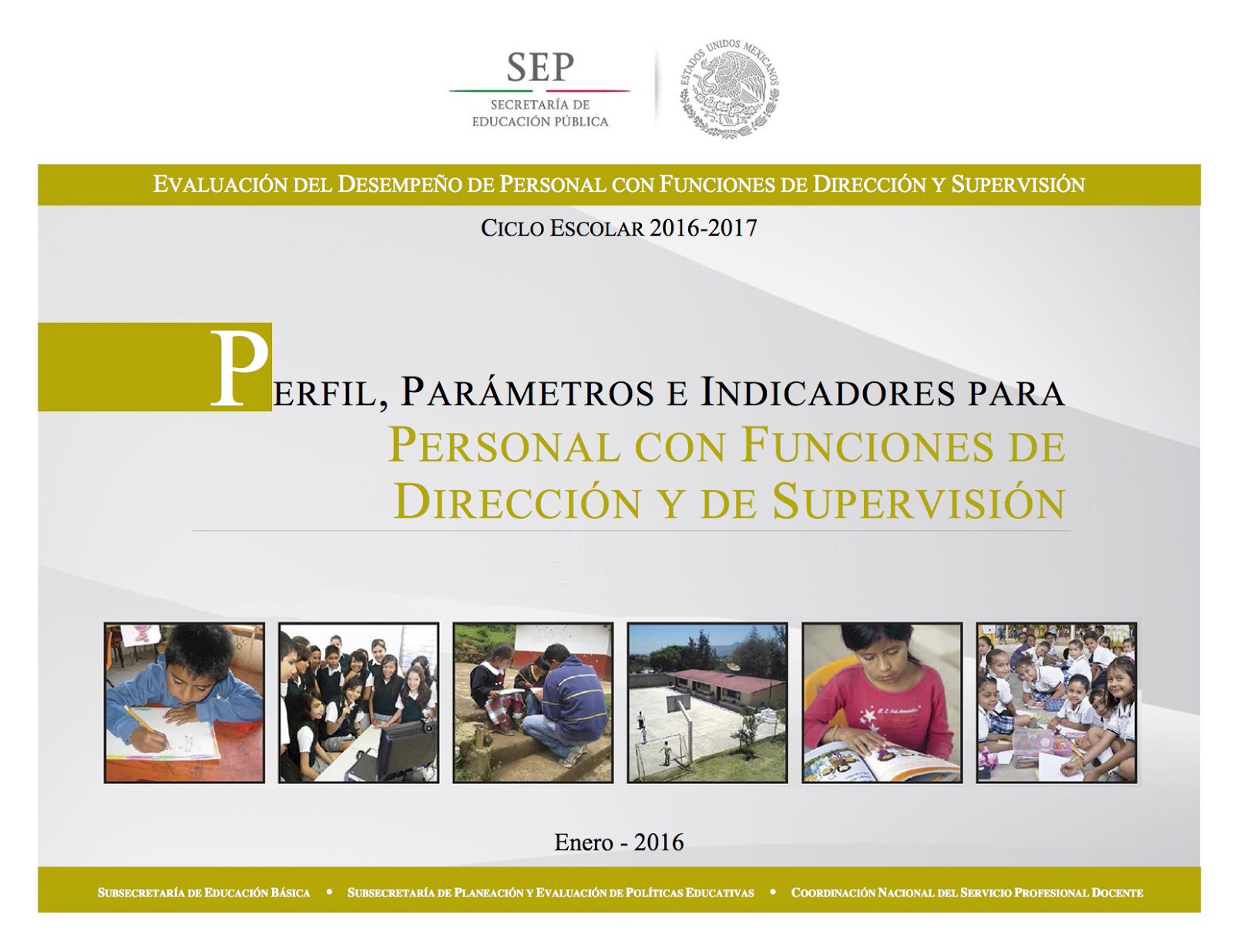 Jefe de Enseñanza de Escuelas Secundarias Técnicas: Perfil, Parámetros