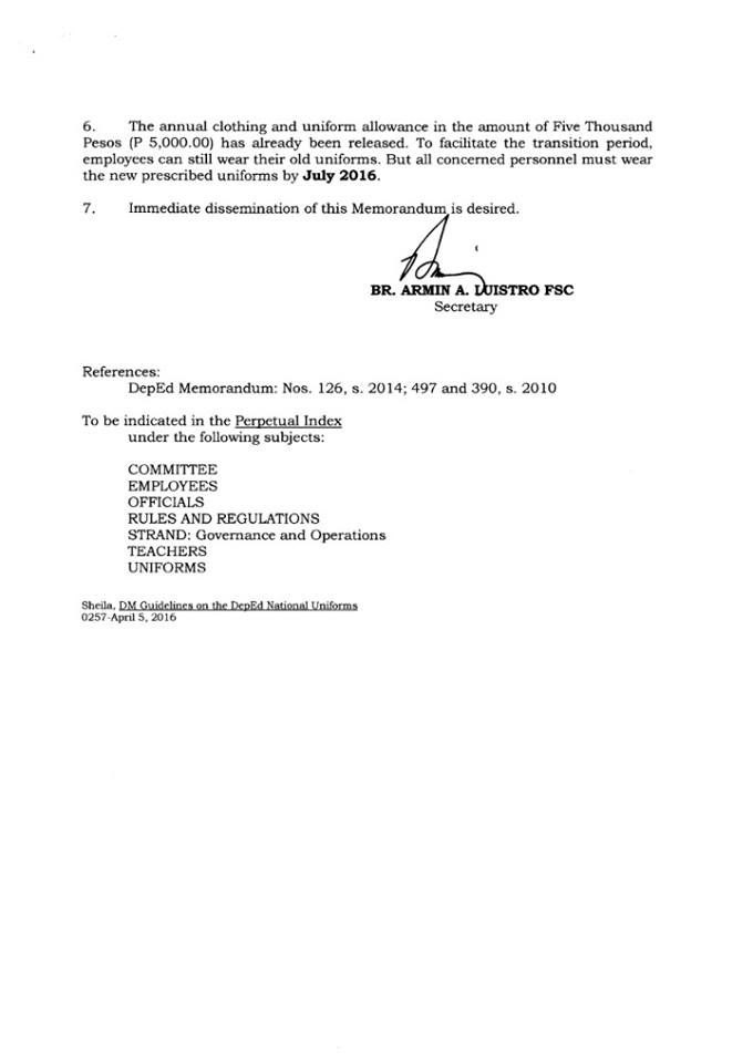 Deped Memos And Orders