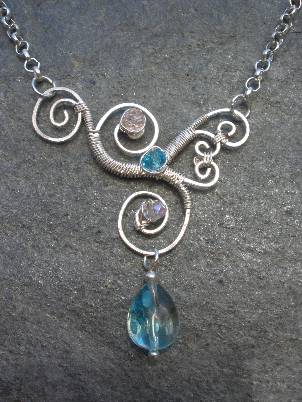 Chloe Louise Handmade Jewellery Wire Wrapped Pendants