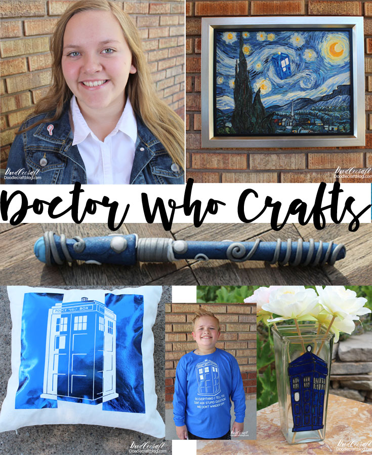 doodlecraft doctor who crafts and diy s