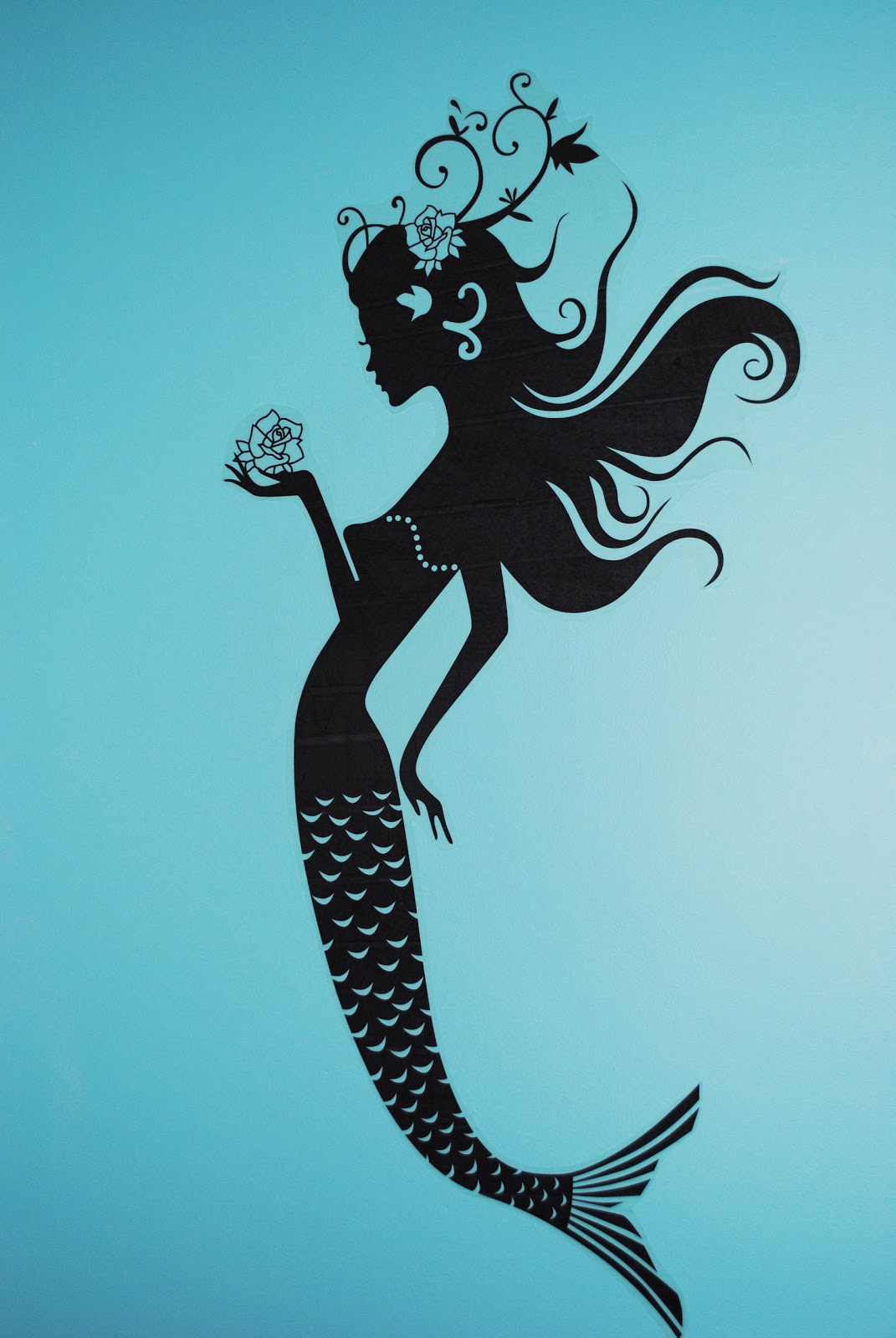 Heather's Creative Life Goodbye mermaid wall decal