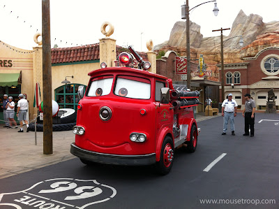 Red Fire Engine Truck Cars Land