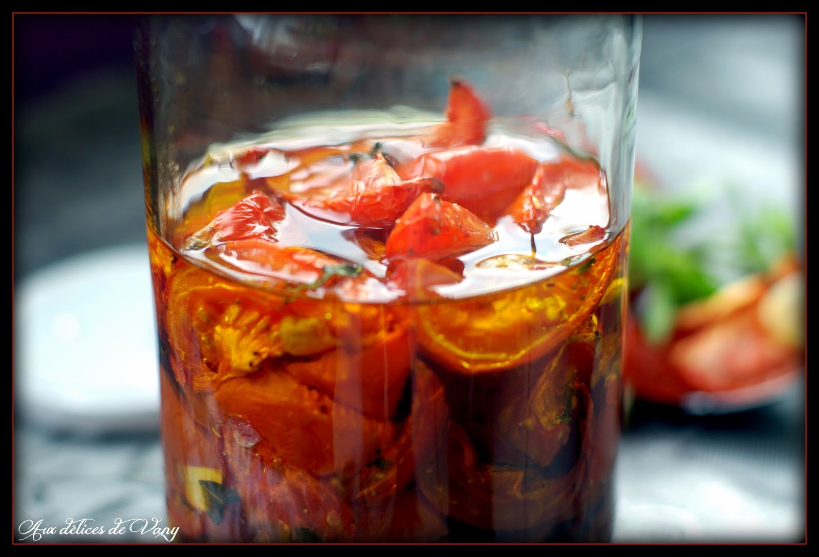 Tomates confites à l'huile d'olive