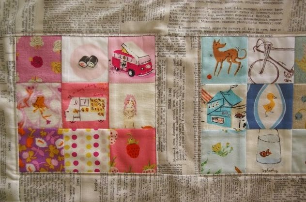 Weekend Tourist Mini Quilt from Sew Organized for the Busy Girl by Heidi Staples