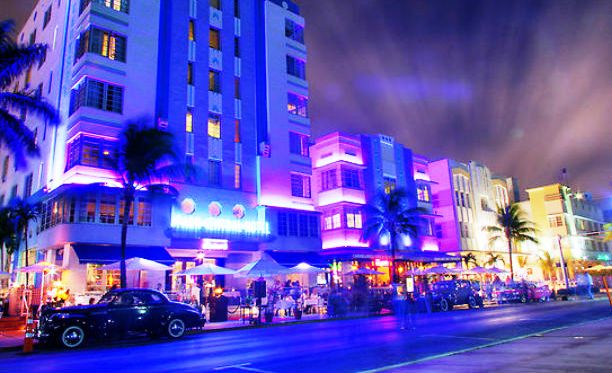 Ocean Drive Avenue Miami 