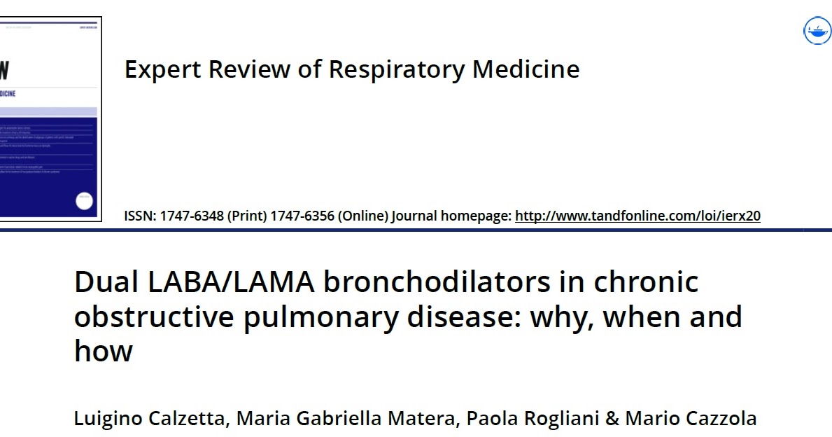 Respiratory Decade Dual LABA/LAMA bronchodilators in COPD why? when