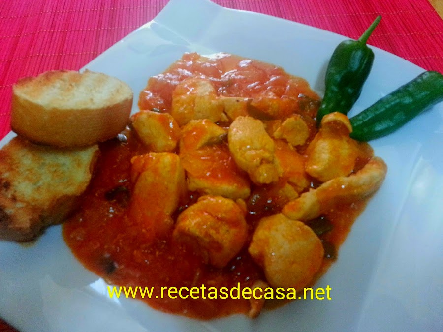 Pollo con salsa picante cocina facil