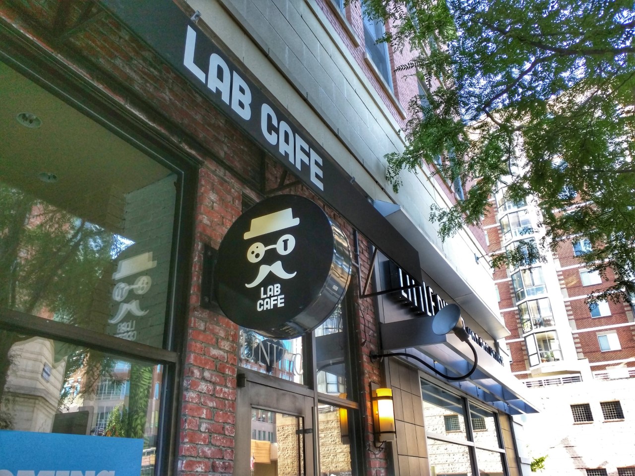 Rockville Nights Signage installed at Lab Cafe in Rockville (Photos)