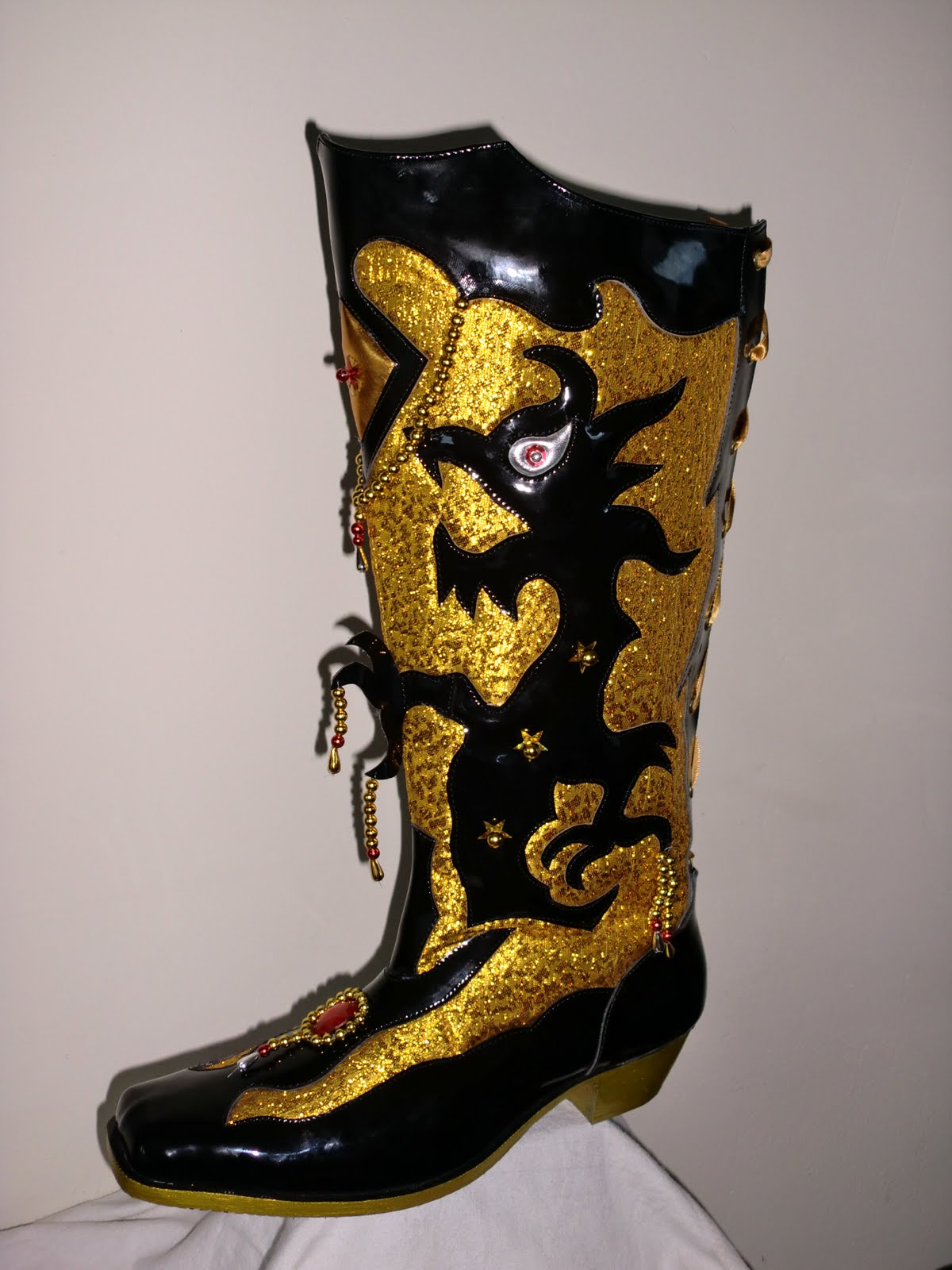 botas diablada hombre