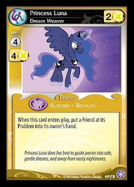 My Little Pony Princess Luna, Dream Weaver The Crystal Games CCG Card