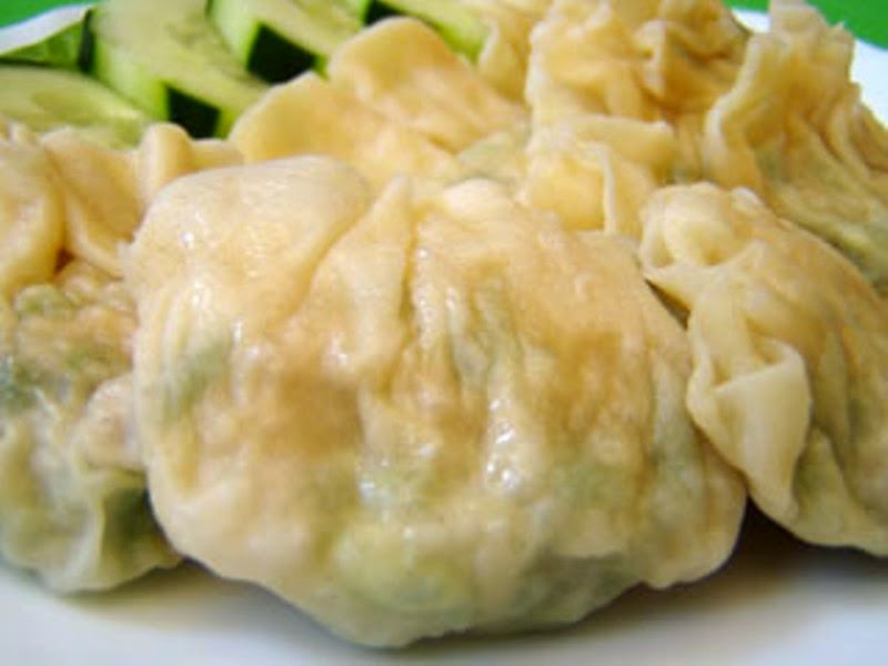 Steamed Pork and Green Onions Dumplings