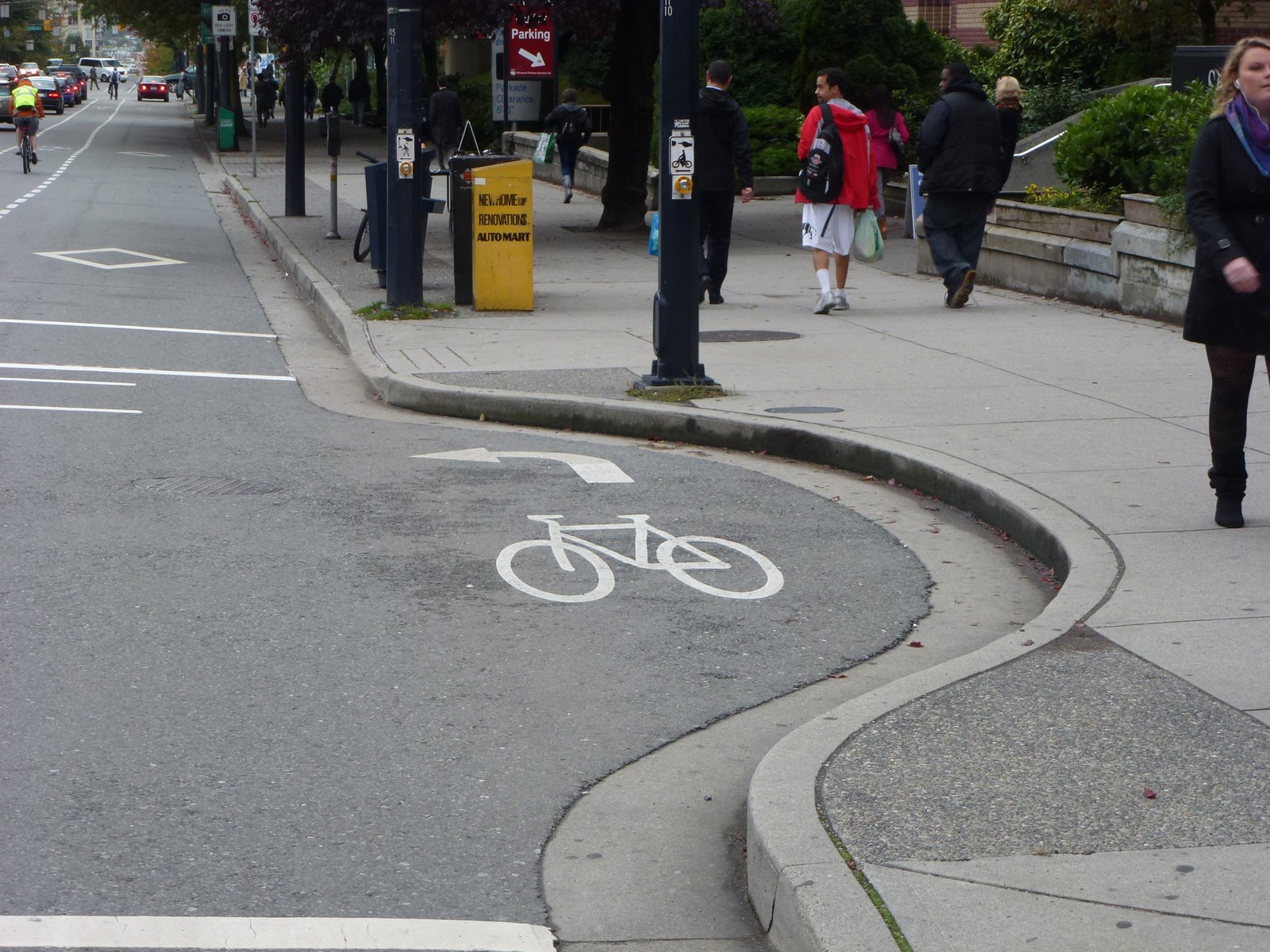 rEvolving Transportation Vancouver BC Bicycle Left Turn from the Right