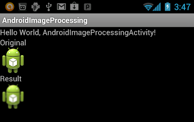 Apply Blur effect on Android, using Convolution Matrix