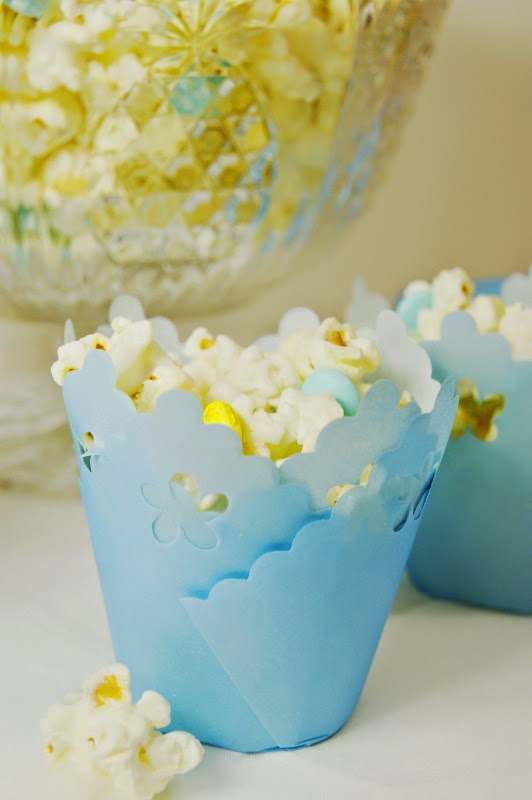 Baby Shower White Chocolate Popcorn The Kitchen is My Playground