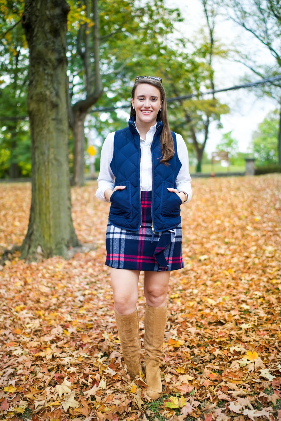 A Ruffle Plaid Skirt for Fall | Connecticut Fashion and Lifestyle Blog ...