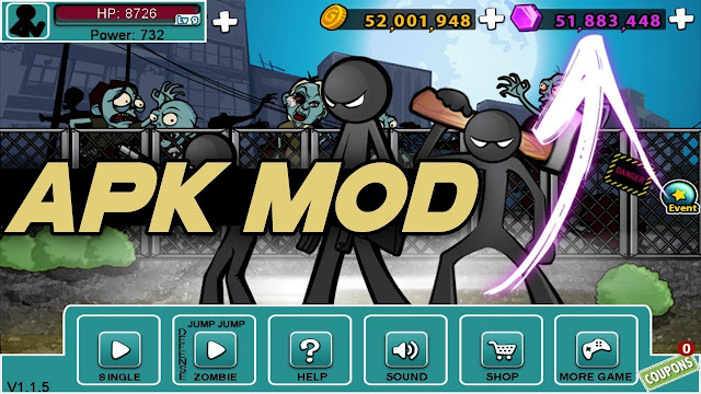 Anger Of Stick 5 Zombie Mod Apk Terbaru 2019 [Unlimited Money] 