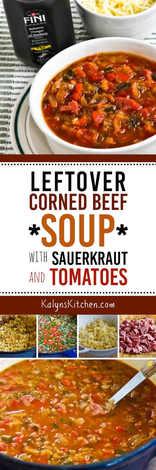 Leftover Corned Beef Soup with Sauerkraut and Tomatoes Kalyn's Kitchen
