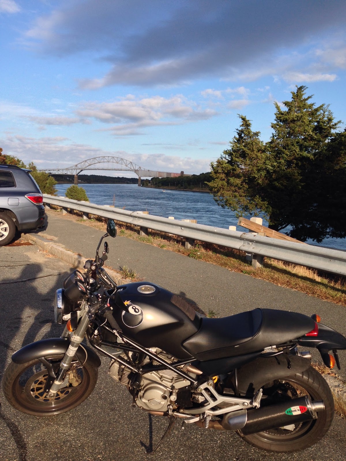 Tigho NYDucati goes Biking to Boston and Cape Cod and Chatham, Massachusetts Cape Cod Canal