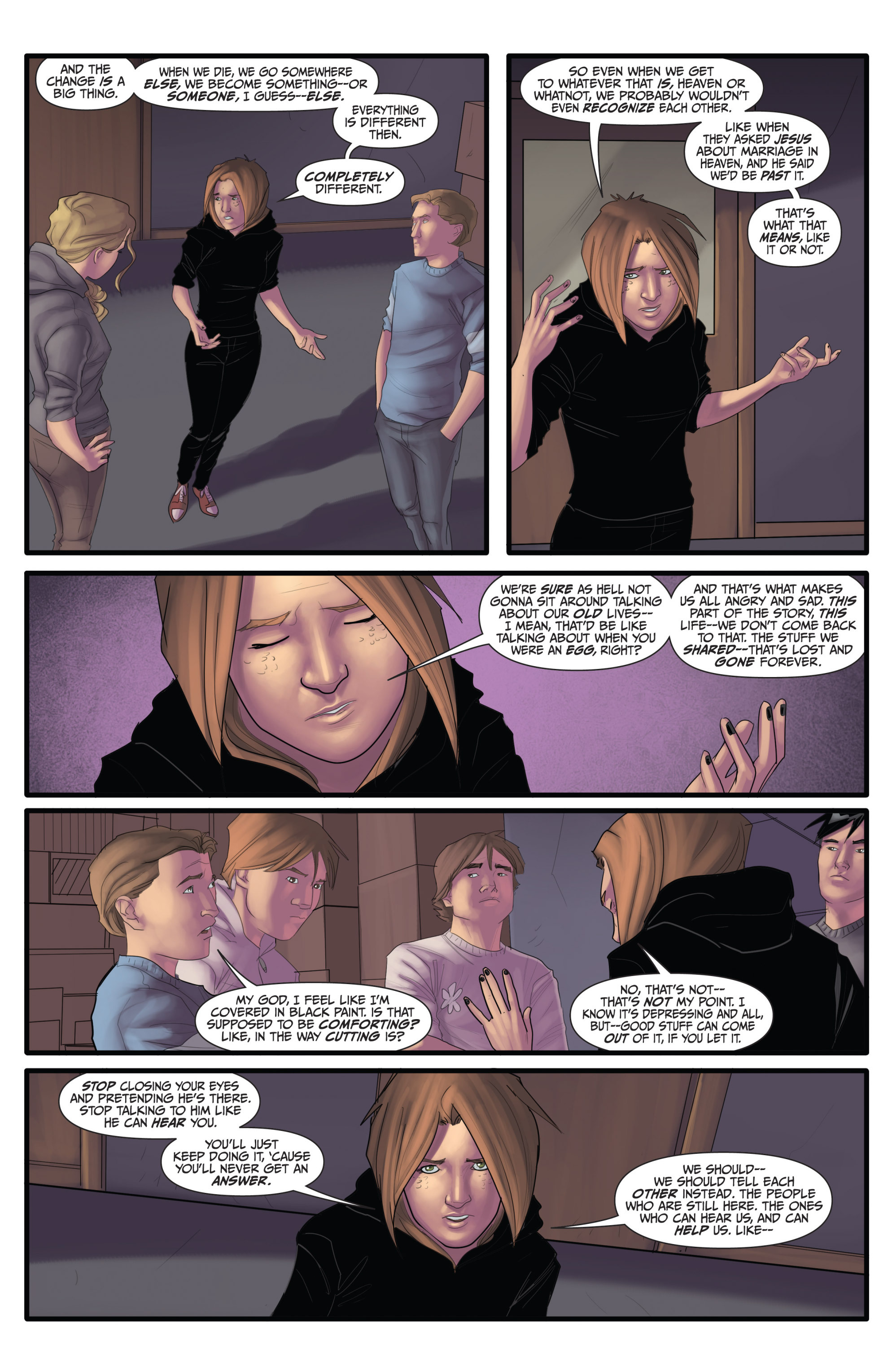 Read online Morning Glories comic -  Issue #34 - 23