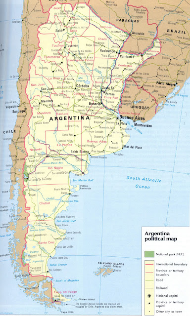 Mapa de Argentina Completo