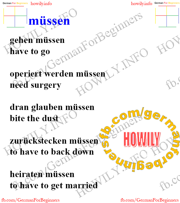 müssen müssen