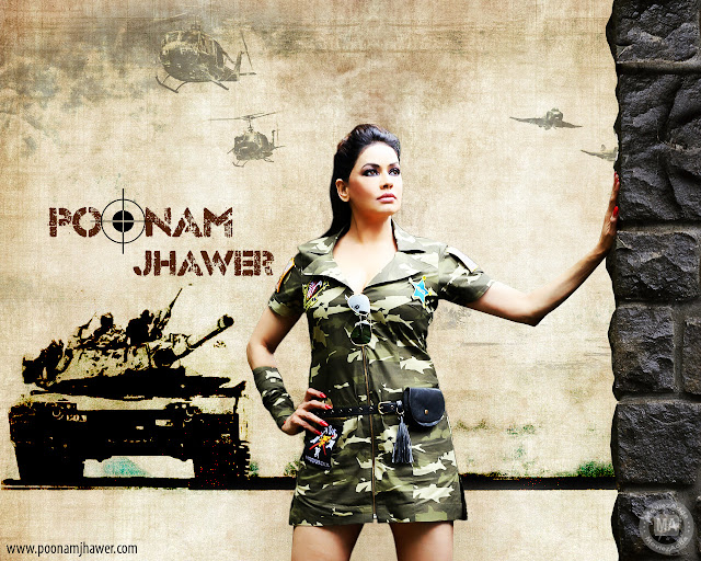 Poonam Jhawer Army Officer Hot photoshoot