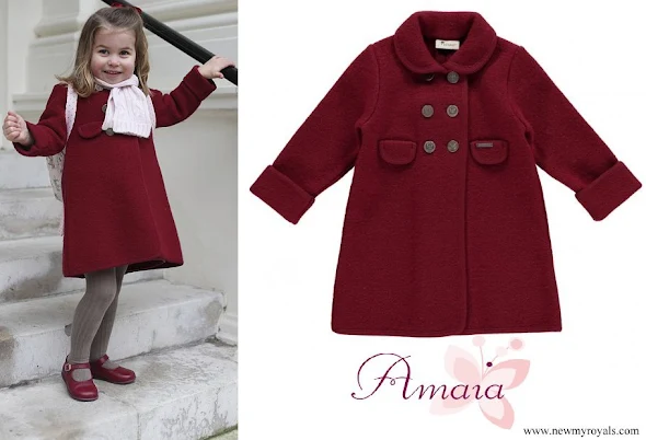 Princess Charlotte wore Amaia Kids Razorbil Coat