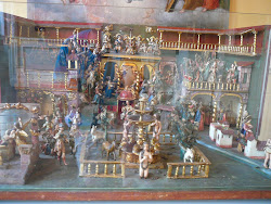 Elaborate Creche Scene, Sculpture at Museo Pedro Osma, Lima