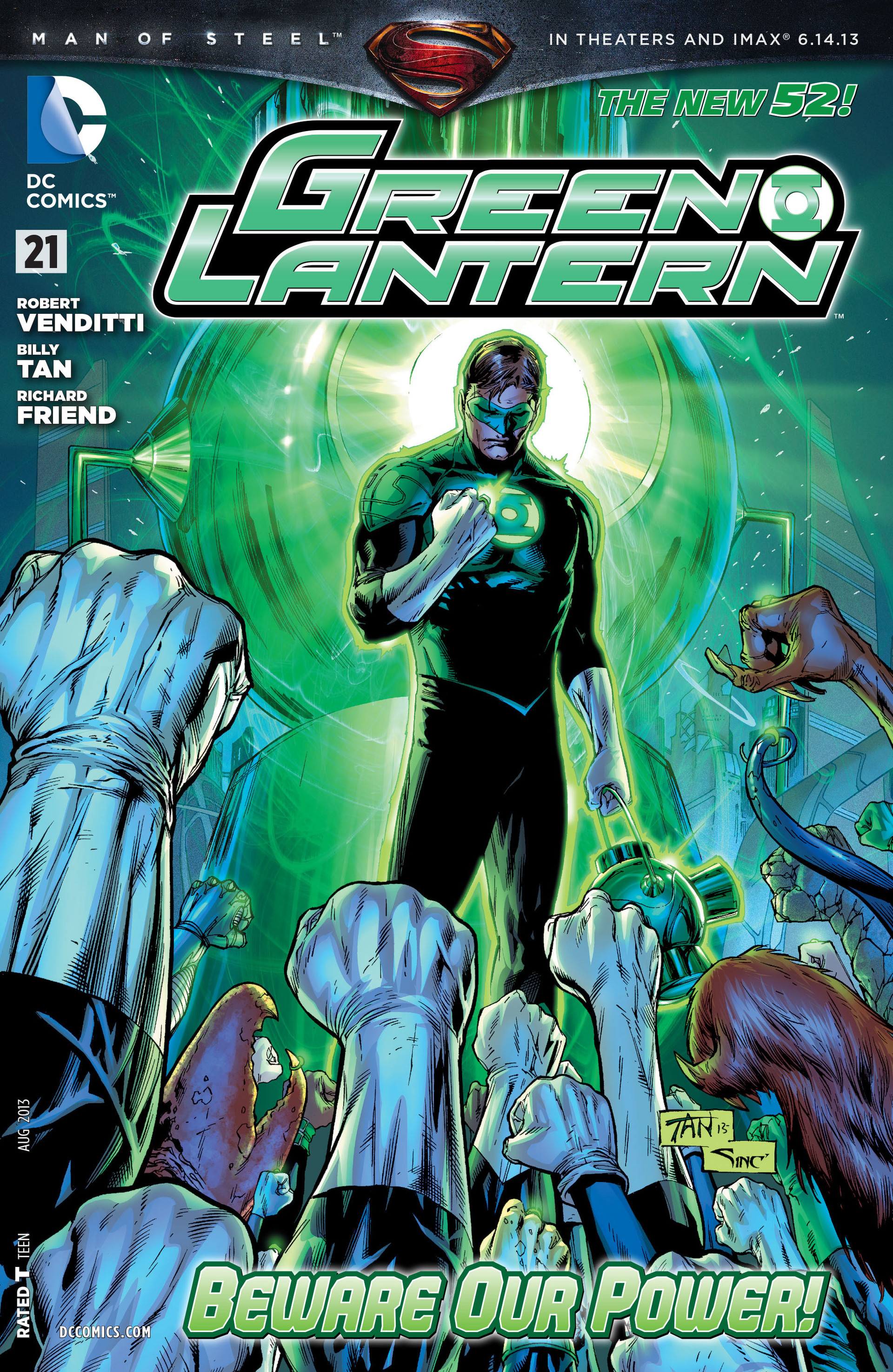 Read online Green Lantern (2011) comic -  Issue #21 - 1