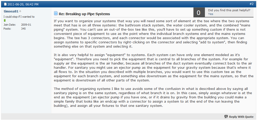 What Revit Wants: Changing Pipe from One System to Another (and ...